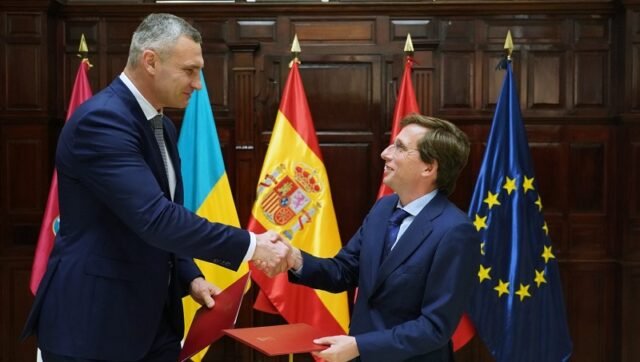 Alcaldes de Madrid & Kyiv Sign Twinning como "Ciudades hermanas" ⋆ Madrid Metropolitan
