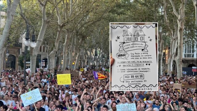 Anti-turismo en España Última: indignación en Mallorca mientras 'los especuladores de propiedades extranjeras se plantean como locales para comprar casas a precios más baratos'
