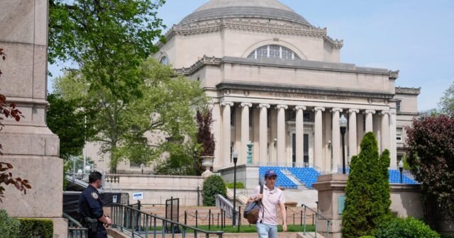 Cueva de la Universidad de Columbia después de las amenazas de Trump
