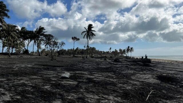El terremoto masivo de 7.1 magnitud golpea frente a la costa de Tonga provocando advertencia de tsunami
