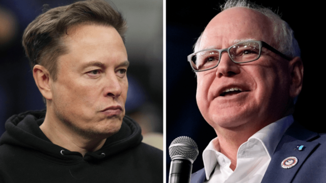 Musk regresa a Walz sobre la crítica de Tesla: 'enorme idiota'
