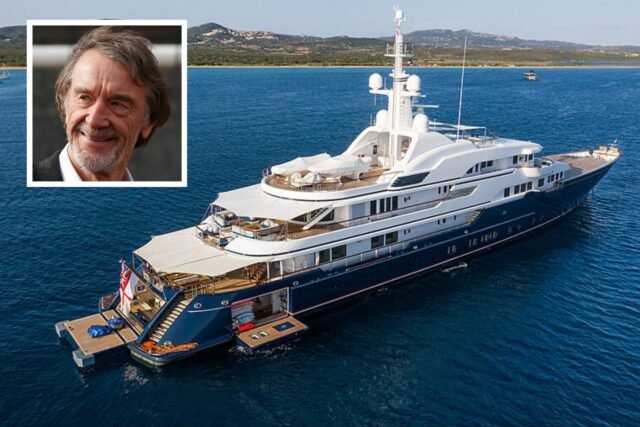 Superyatht perteneciente al multimillonario británico Manchester United propietario Docks en Mallorca: Mammoth Vessel tiene un valor de € 150m
