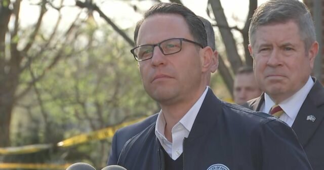 Hombre arrestado después del fuego en la residencia del gobernador de Pensilvania de Josh Shapiro en Harrisburg, dicen las autoridades
