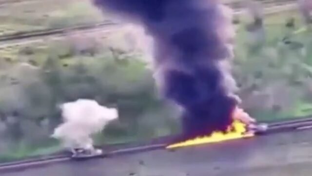 Las imágenes que detienen el corazón muestran a Ucrania Wipes 29 vehículos rusos y 140 soldados en una batalla masiva de dos horas y media

