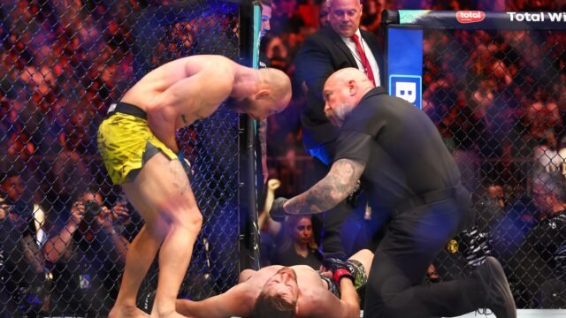 'Things You Love' - La estrella de UFC, Jean Silva, se ahoga Bryce Mitchell en Cold en UFC 314 antes de la extraña celebración de ladridos
