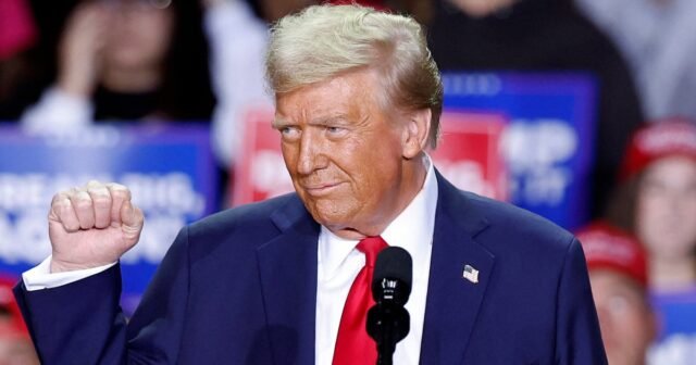 Trump da una respuesta sin sentido cuando se le pregunta sobre el tercer término

