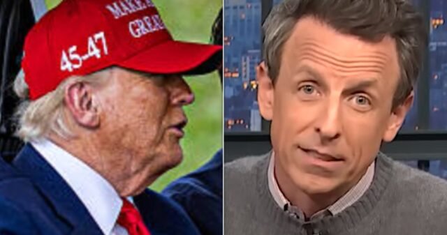 Trump lo pasó al torneo de golf por solo 1 razón, dice Seth Meyers
