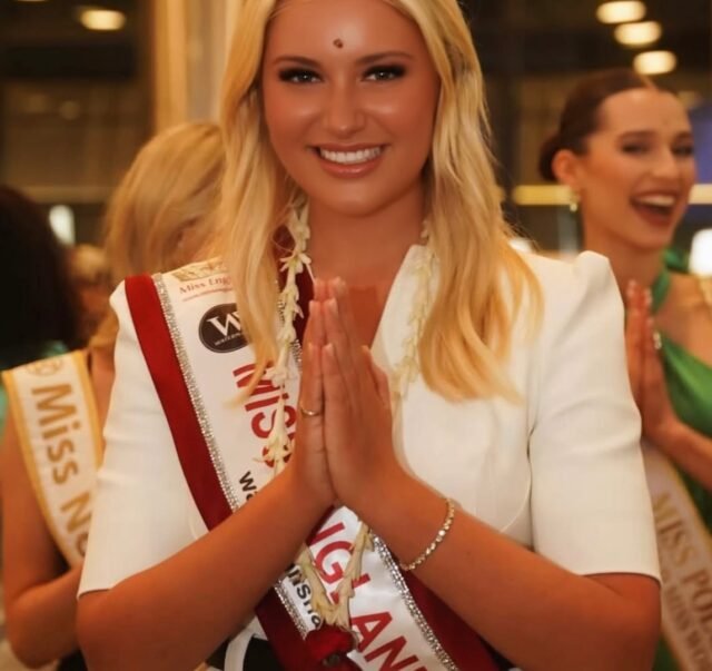 Brit Miss World Concursante huye de la nación anfitriona después de "ser hecha para sentirse como prostituta" mientras golpea el espectáculo "anticuado"

