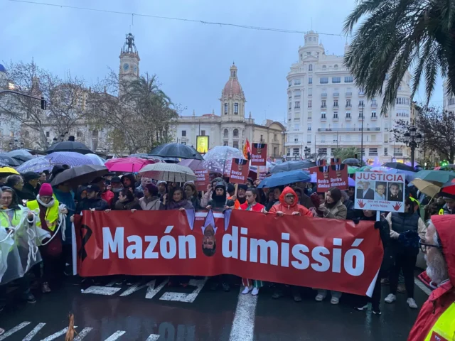 La nueva protesta que quiere que el presidente de Valencia renuncie por el manejo de desastres de inundaciones coincidirá con la huelga general
