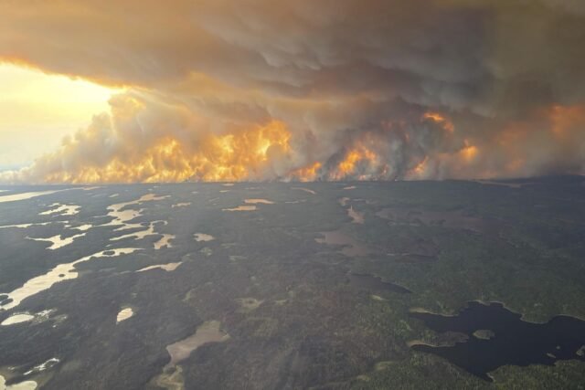 Los vientos empujan el humo de los incendios forestales canadienses hacia el sur hacia nosotros y empeoran la calidad del aire
