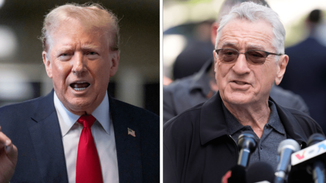 Robert de Niro Rips 'America's Presidine Presidente' en Cannes
