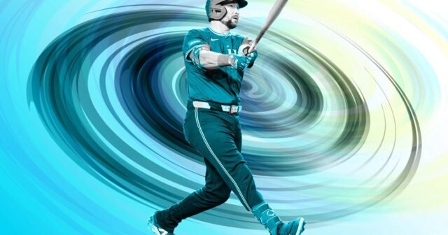 Catcher de Marineros Cal Raleigh Home Raster para la temporada 2025
