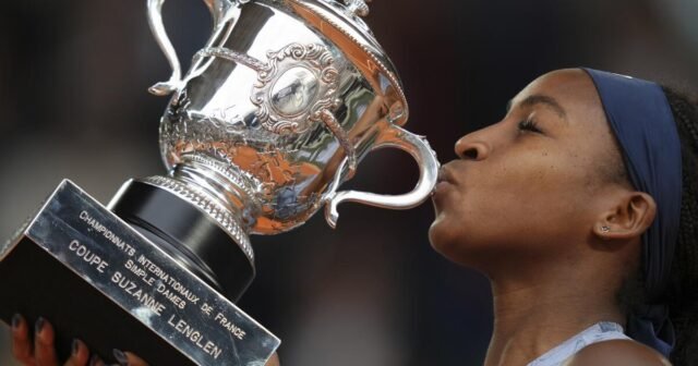 Coco Gautfit Game a Aryna Sabalenka para el primer título de singles del Abierto de Francia
