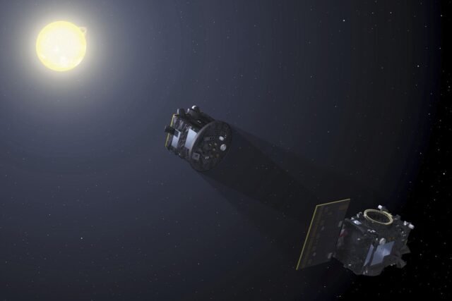 Cómo dos satélites están imitando eclipses solares totales en el espacio
