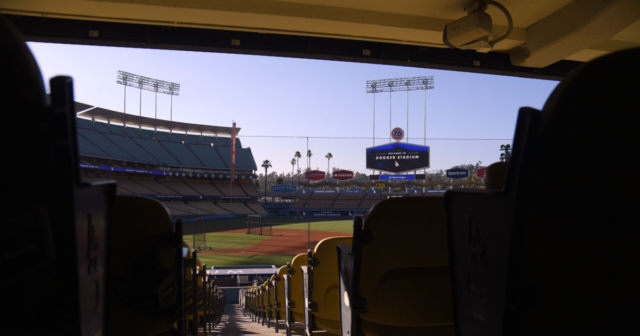 Dodgers revisando la seguridad del estadio después del trozo de hormigón cae en el fanático
