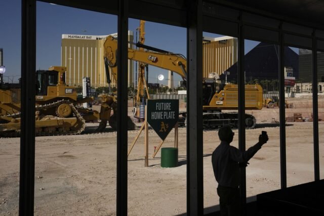 El atletismo celebra el innovador de un proyecto de estadio de $ 1.75 mil millones en Las Vegas
