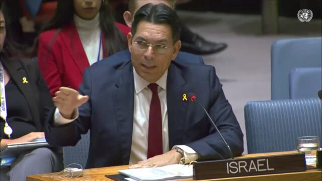 El embajador de la ONU de Israel insta al cuerpo mundial a apoyar a Israel
