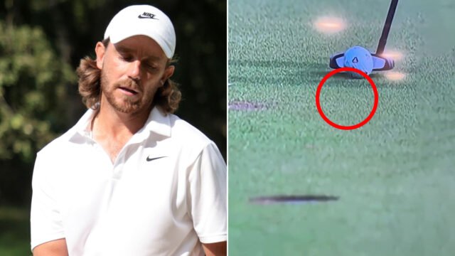 El puente 18 del hoyo de Tommy Fleetwood 'golpea la marca de pelota' mientras Brit le negó desgarradora Título del campeonato PGA Travelers PGA
