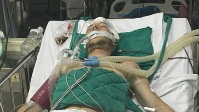 Extraño de Brit, de 29 años, quien desapareció en las Hols Thai se encuentra luchando por la vida en el hospital ... y no puede decir a la familia lo que sucedió
