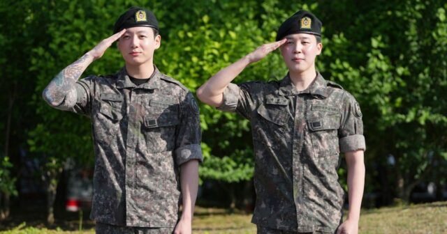 K-Pop está protagonizada por Jimin y Jung Kook de BTS dados de alta del servicio militar a medida que se acerca la reunión de la banda

