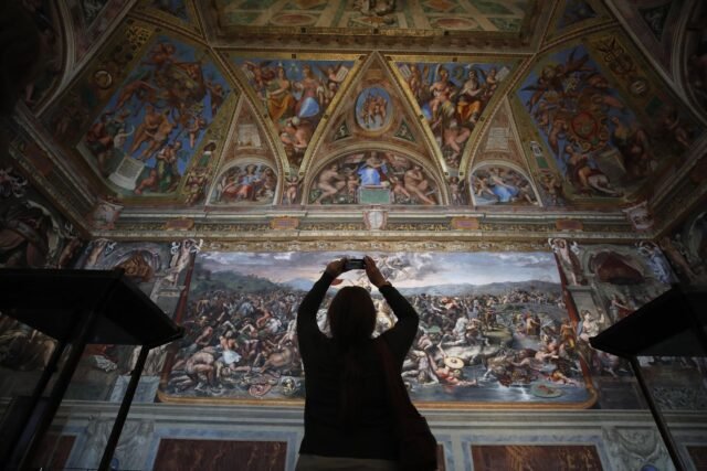 Las revelaciones del Vaticano en las últimas habitaciones Raphael restauradas después de una limpieza de 10 años que produjeron nuevos descubrimientos
