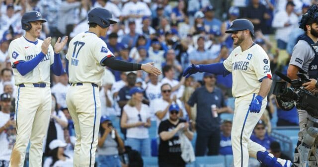 Los Dodgers terminan con 18 carreras y 21 hits en victoria de Blowout sobre los Yankees

