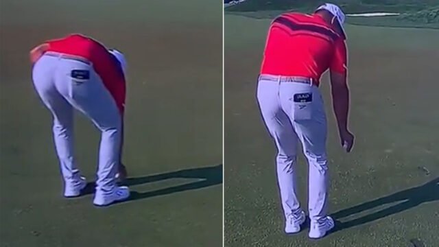 Los fanáticos del US Open piden que Bryson Dechambeau sea descalificado, ya que parece olvidar las reglas del golf en el extraño video
