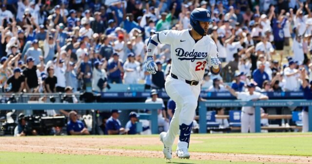 Michael Conforto Caps regresa como la serie Dodgers Split con Mets
