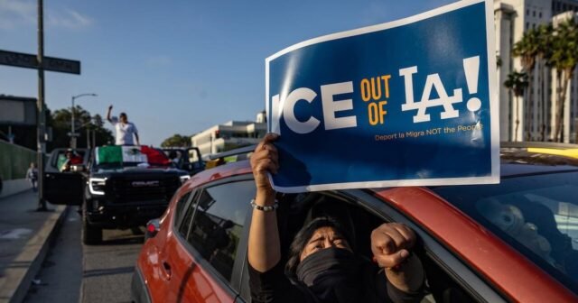Protestas, indignación sobre las redadas de hielo en el sur de California
