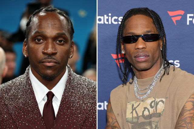 Pusha T enciende la carne de res de Rap Fresh con Travis Scott después de mordaces de diss en la nueva pista
