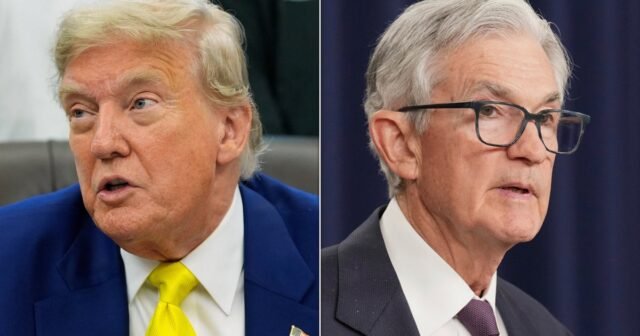 Trump golpea a Jerome Powell sobre la llamada de tasa de interés de la Fed
