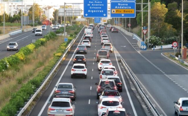 A7 congestionado alrededor del tren Puerto Banus y Fuyengirola de Marbella 'Necesita actualizaciones inmediatas' con Costa del Sol Summer en pleno apogeo
