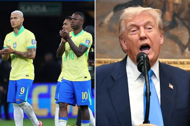 Brasil podría verse obligado a jugar sin fanáticos en la Copa Mundial 2026, ya que Donald Trump considera una nueva regla controvertida
