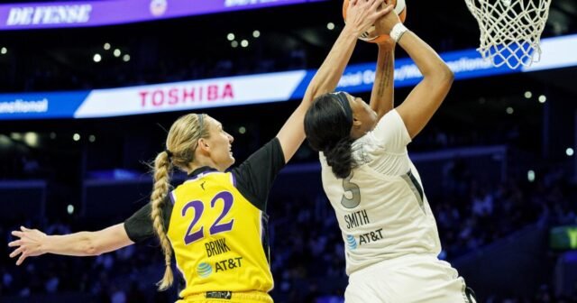 Cameron Brink regresa, pero la racha ganadora de Aces Fin Sparks
