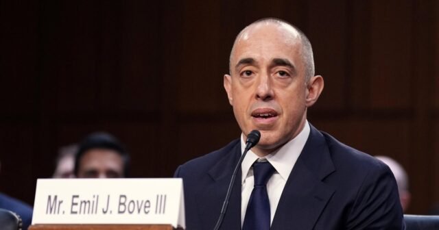Comité del Senado para votar sobre el avance de la nominación de Emil Bove como juez federal
