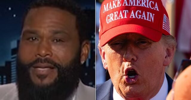 El anfitrión invitado de 'Kimmel' Anthony Anderson Schools Trump en 'Skedaddle'
