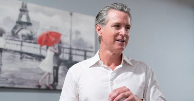 El gobernador Gavin Newsom culpa a la administración Trump por regresar a los Estados Unidos durante la gira de Carolina del Sur
