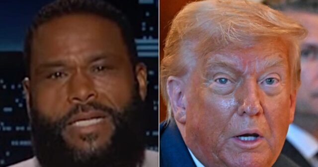 El presentador invitado de 'Kimmel', Anthony Anderson, clava la idea 'más tonta' de Trump
