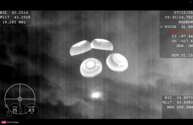 El vuelo espacial privado termina con un chapoteo del Pacífico para astronautas de la India, Polonia y Hungría
