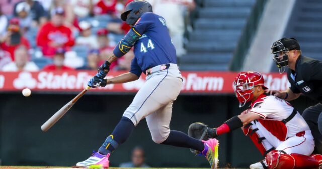 Julio Rodríguez Homers dos veces, pero los marineros pierden ante los ángeles en entradas adicionales
