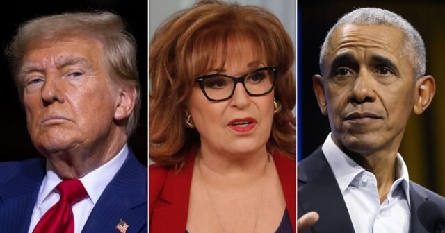 La Casa Blanca ofrece una advertencia 'la vista' escalofriante después de que Joy Behar afirma que Trump está 'celoso' de Obama
