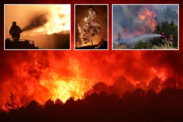 Los incendios forestales devastadores se extienden en Turquía dejando a dos muertos y obligando a miles a evacuar como el alcalde de la ciudad suplica ayuda
