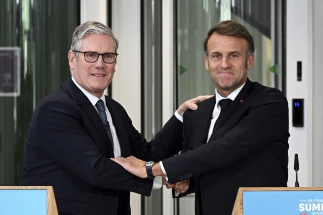 Los líderes del Reino Unido, franceses y alemanes presionan Israel sobre Gaza Aid después de que Macron respalda un estado palestino
