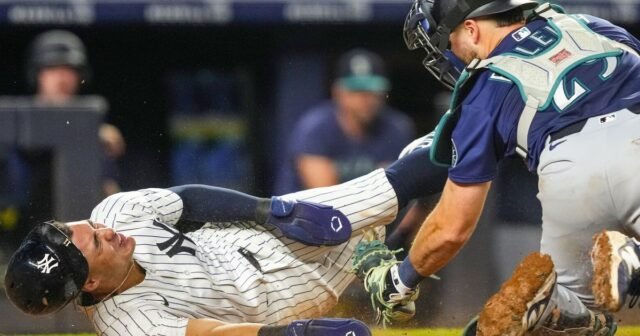 Marineros barridos por los yanquis mientras el colapso tardío estropea la joya de Bryan Woo
