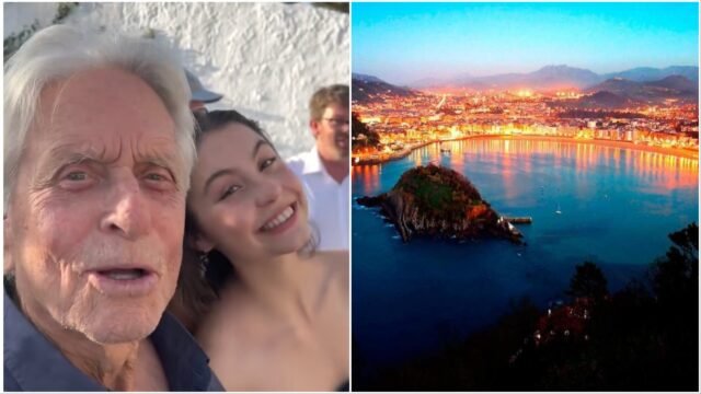 Michael Douglas, de 80 años, anuncia la jubilación de la actuación y escapa al país vasco después de vacaciones con su hija en Menorca
