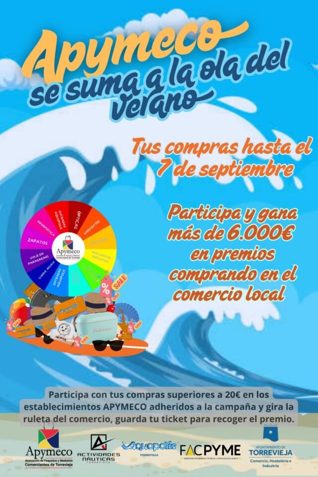 Nueva campaña de verano como "Apimeco monta la ola de verano"
