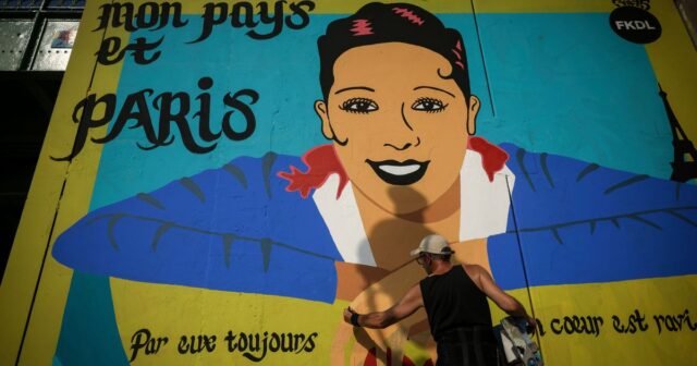 París presenta el mural de Josephine Baker para honrar su legado
