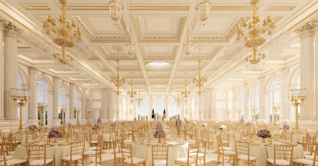 Salón de baile de 90,000 pies cuadrados que se construirán en el ala este de la Casa Blanca
