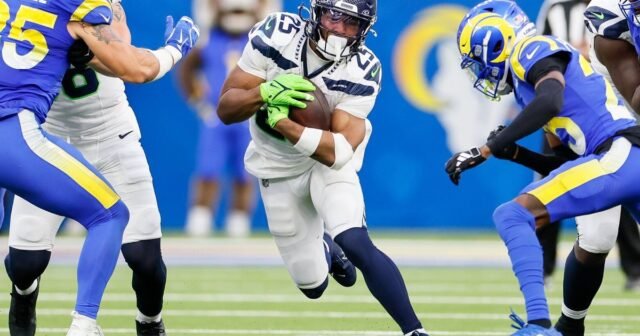 Seahawks teme a RB Kenny McIntosh Rasuró ACL durante la práctica del campamento
