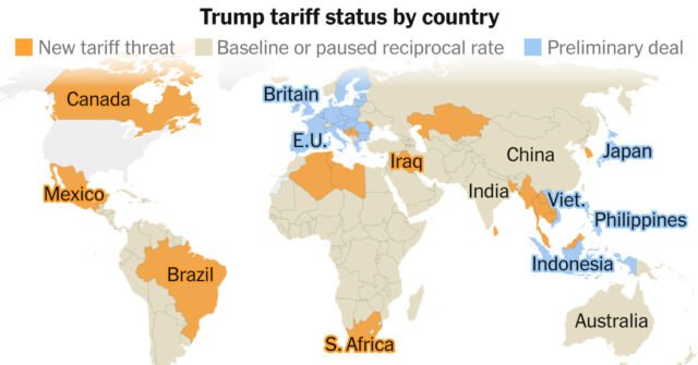 Seguimiento de las tarifas de Trump: tarifas para China, la UE y más
